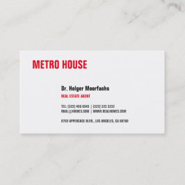 エテ実在ート黒と赤 名刺