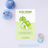 エテ実在ート/建築グリーンホームフライヤー チラシ (シングル)