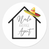 エテ実在ートNacho平均代理マーケティング ラウンドシール (正面)