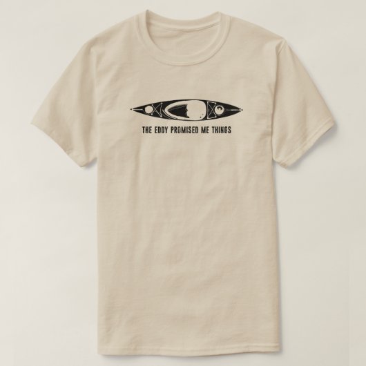エディは私に約束してくれたカヤック Tシャツ (デザイン正面)