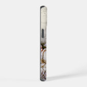 エディクールシャビーヴィンテージバラオン破れた紙 iPhone 15ケース (右側面)