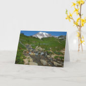 エディスクリークアット山レイニアナショナルパーク カード (黄色い花)