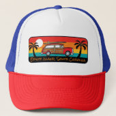 エディストアイランド、SCサーフウッディートトラック帽 キャップ (正面)