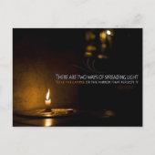 エディス感動的ウォートン引用文「ライト」 ポストカード (正面)