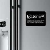 エディタの定義 – Film Crew 3" x 4" Flex マグネット