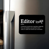 エディタの定義 – Film Crew 3" x 4" Flex マグネット