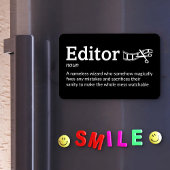 エディタの定義 – Film Crew 4" x 6" Flex マグネット