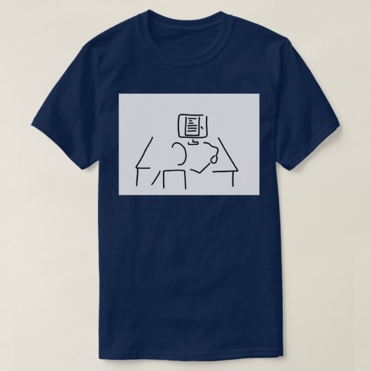 エディタ技術作家スクリプトライター Tシャツ (デザイン正面)
