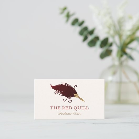 エディタ校正 名刺 (スタンド正面)