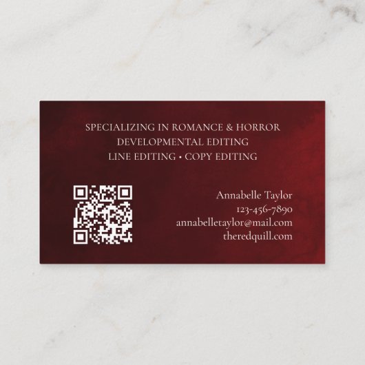 エディタ校正 名刺 (裏面)