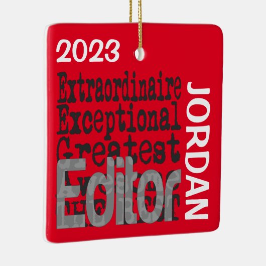 エディタExtraordinaireカスタム セラミックオーナメント (右)