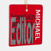 エディタExtraordinaireカスタム セラミックオーナメント (右)