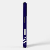 エディテ航海のブルレーシングボーツブルーホワイト Case-Mate iPhoneケース (裏面 / 右)