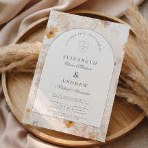 エディトリアルな野の花の結婚式