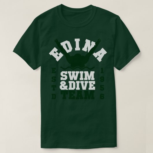エディナスイムダイブチーム11 Tシャツ (デザイン正面)
