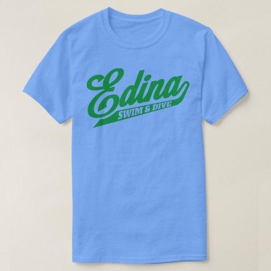 エディナスイムダイブチーム12 Tシャツ (デザイン正面)
