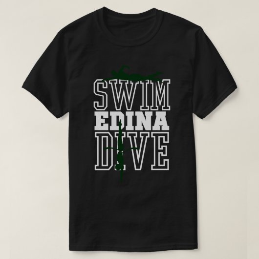 エディナスイムダイブチーム13 Tシャツ (デザイン正面)