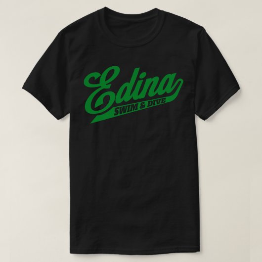 エディナスイムダイブチーム4 Tシャツ (デザイン正面)