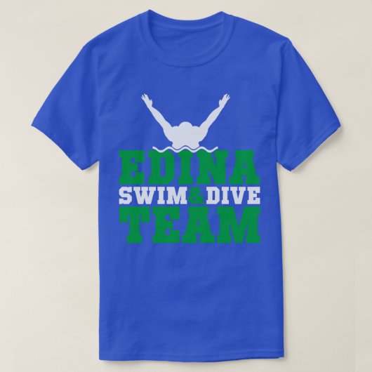 エディナスイムダイブチーム5 Tシャツ (デザイン正面)