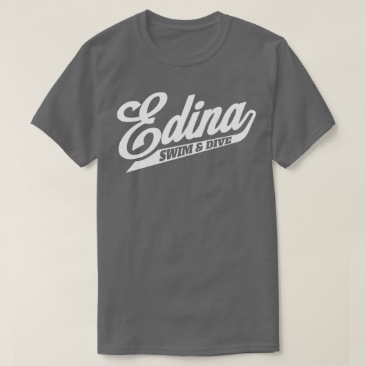 エディナスイムダイブチーム Tシャツ (デザイン正面)