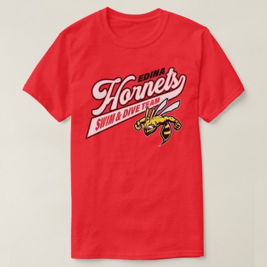 エディナスイムダイブチーム Tシャツ (デザイン正面)