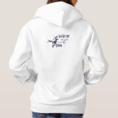 エディファーム女性基本フード付きスウェットシャツ パーカ (裏面)