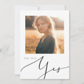 エディモダンフォトブライダルシャワーへの招待 招待状 (正面)