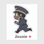 エディランニングンの – セカンドビニ連絡ーのステッカー シール (シート)