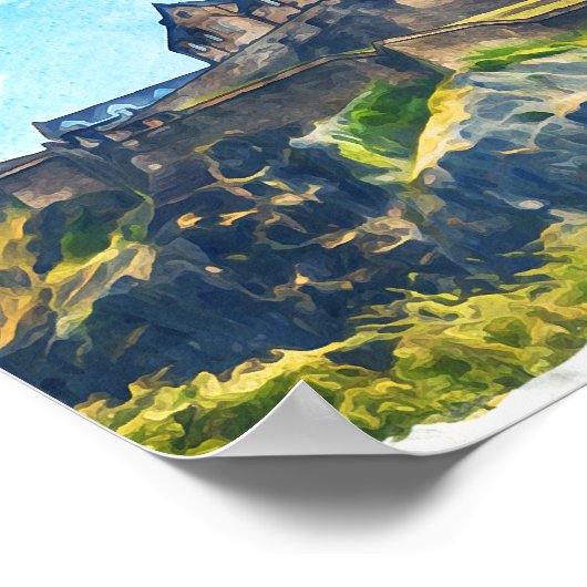 エディンバクールーグスコットラ絵画ンド ポスター (角)