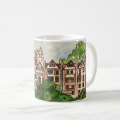 エディンバラのお土産マグ( Ramsay garden) コーヒーマグカップ (正面右)