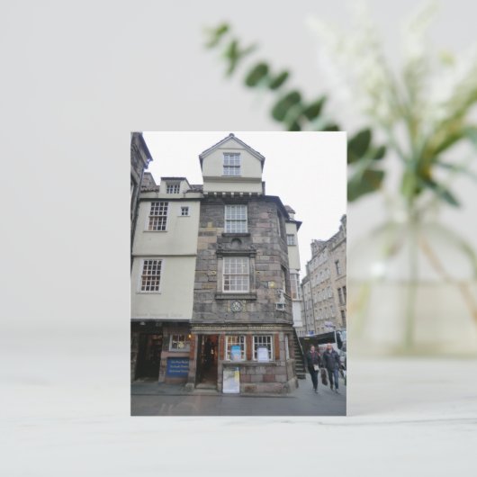 エディンバラのジョン・ノックス大統領長邸 ポストカード (スタンド正面)