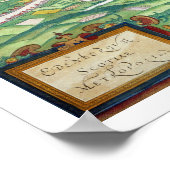 エディンバラの地図, 'シビタスオルビステラルム'から ポスター (角)