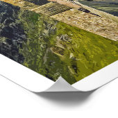 エディンバラキャッスルスコットランドレトロスタイルポスター ポスター (角)