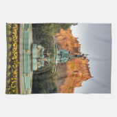 エディンバラキャッスルファウンテンプリンセス通りガーデン キッチンタオル (横)