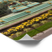 エディンバラキャッスルファウンテンプリンセス通りガーデン ポスター (角)