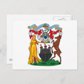 エディンバラコートオブアームズ ポストカード (正面/裏面)