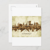 エディンバラスコットランドシティスケープ シーズンポストカード (正面/裏面)