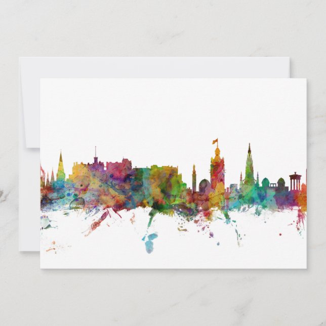 エディンバラスコットランドスカイライン (正面)