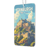 エディンバラスコットランドトラベルアートヴィンテージ カーエアーフレッシュナー (左)