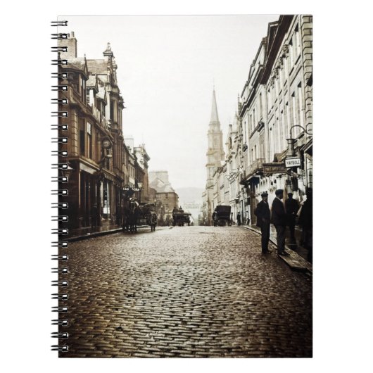 エディンバラスコットランドメイボレ通りシーン1910 ノートブック (正面)