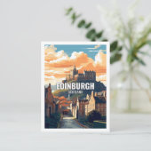 エディンバラスコットランド有名な旅行の場所 ポストカード (スタンド正面)