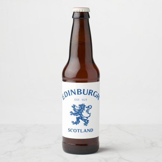 エディンバラスコットランド ビールラベル (正面)