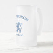 エディンバラスコットランド フロストグラスビールジョッキ (正面右)