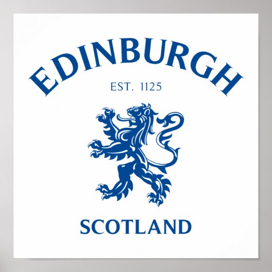 エディンバラスコットランド ポスター (正面)