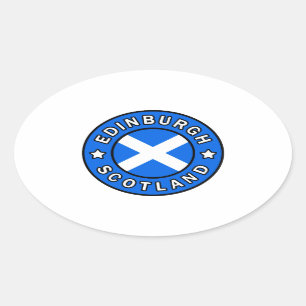 エディンバラスコットランド 楕円形シール