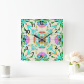 エディンバラニュータウンビクトリアンスタイル時計 スクエア壁時計 (ホーム)