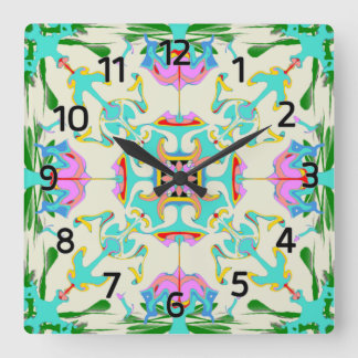 エディンバラニュータウンビクトリアンスタイル時計 スクエア壁時計