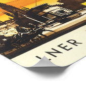 エディンバラヴィンテージ旅行ポスター ポスター (角)