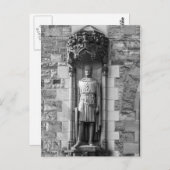 エディンバラ城のロバート・ザ・ブルース像 ポストカード (正面/裏面)
