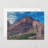 エディンバラ城はがき ポストカード (正面/裏面)